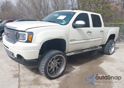 2011 GMC Sierra 1500 Denali из США, поврежденный, VIN 3GTP1XE28BG346133